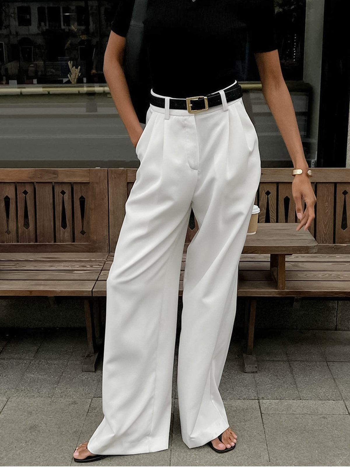 Evie  - Wide Leg Pants