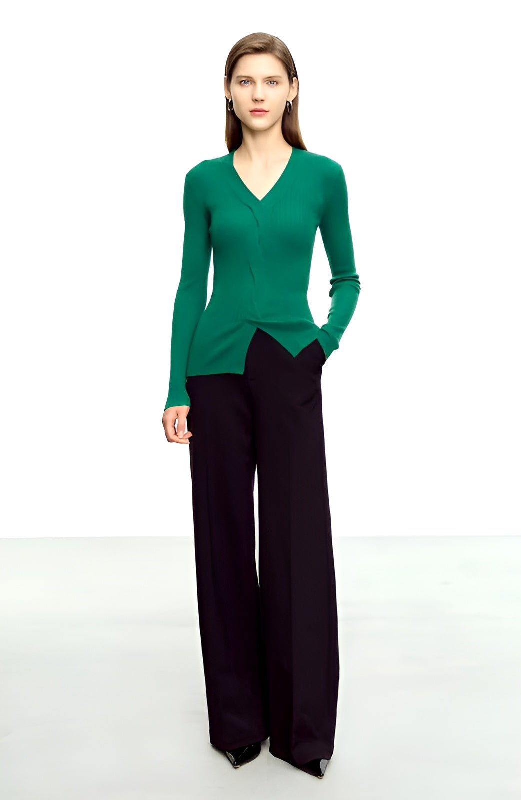 Lily - Black Suit Trousers